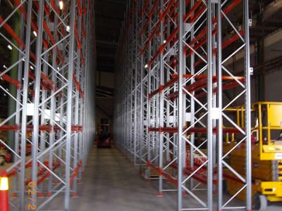 DRIVE-IN Installation of warehouse shelving systems - Sweden 2