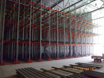 DRIVE-IN Installation of warehouse shelving systems - Sweden 4