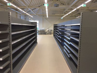 Installation of store shelves - VVN.LV