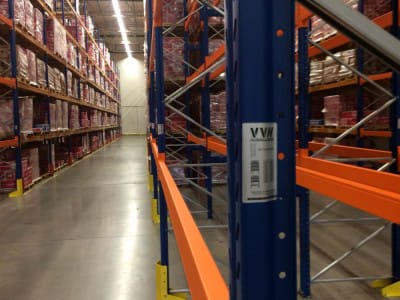 Warehouse shelves on 7 floors VVN.LV 4