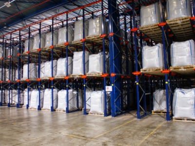 Drive-in warehouse shelving system for pallets  1 - VVN.LV.