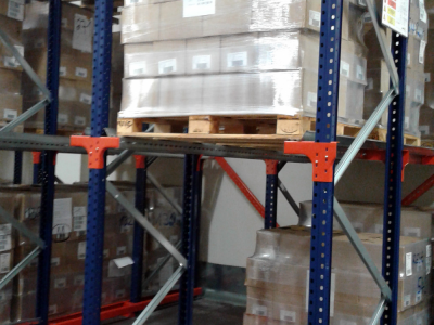 Drive-in warehouse shelving system for pallets - VVN.LV. 5