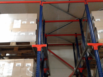 Drive-in warehouse shelving system for pallets - VVN.LV. 6