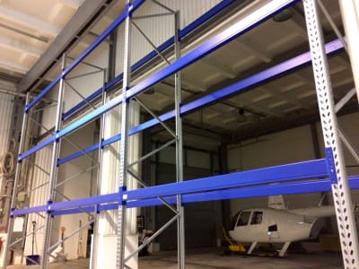 Warehouse in Estonia - assembled warehouse shelving systems - VVN.LV. 7