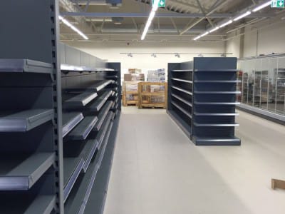 Delivery and assembly of store shelves - VVN.LV