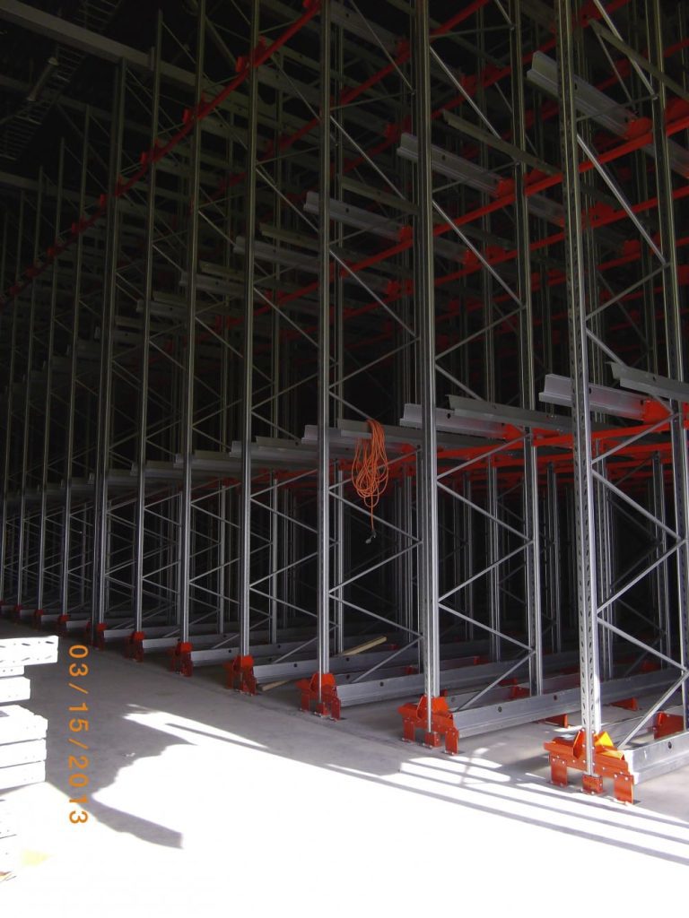 DRIVE-IN Installation of warehouse shelving systems - Sweden 5