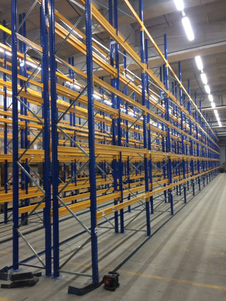 SIA "DELVE 2", Biznesa parks "ABAVA", Riga - Dismantling and assembly of pallet shelves 2