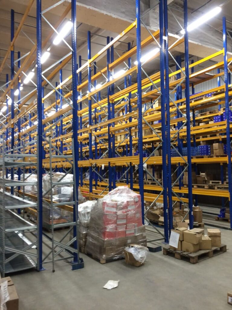 SIA "DELVE 2", Biznesa parks "ABAVA", Riga - Dismantling and assembly of pallet shelves 4