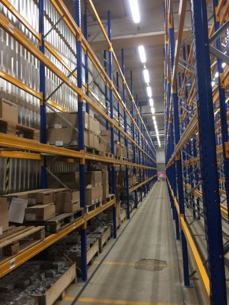 SIA "DELVE 2", Biznesa parks "ABAVA", Riga - Dismantling and assembly of pallet shelves 5