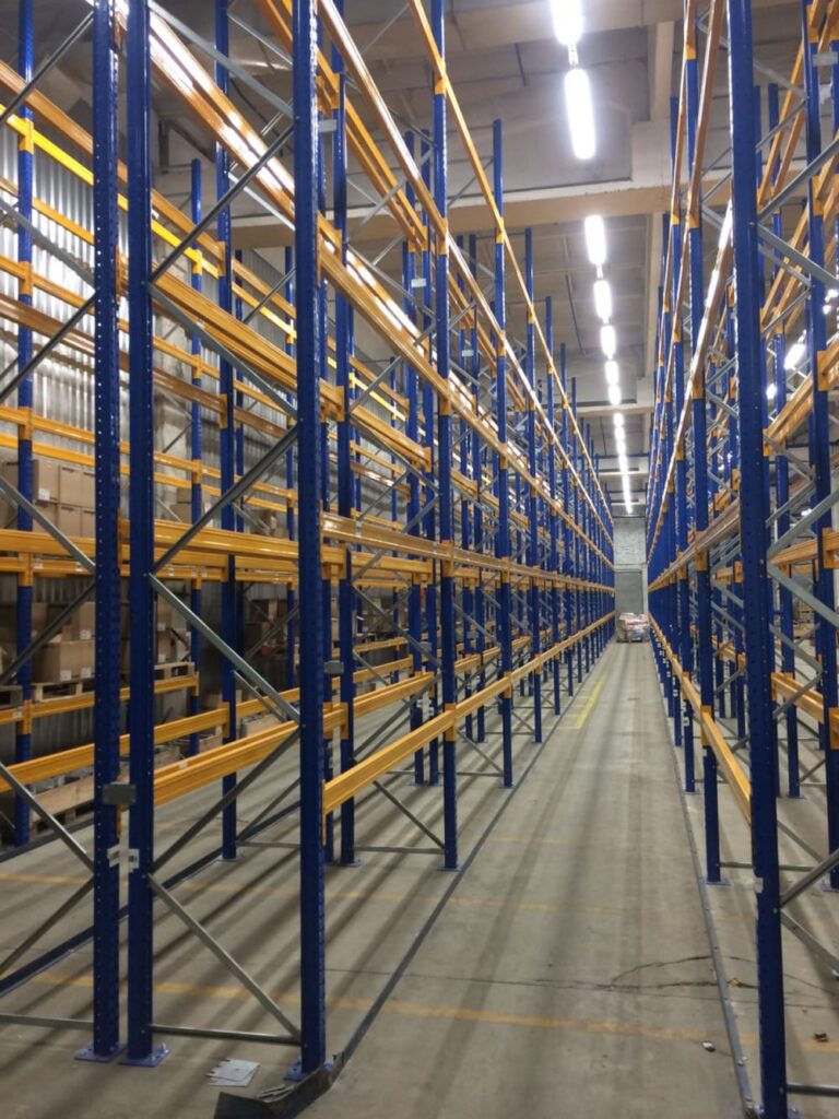 SIA "DELVE 2", Biznesa parks "ABAVA", Riga - Dismantling and assembly of pallet shelves