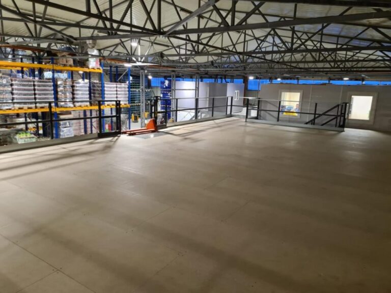 Mezzanine for ELVI Latvija logistika 2