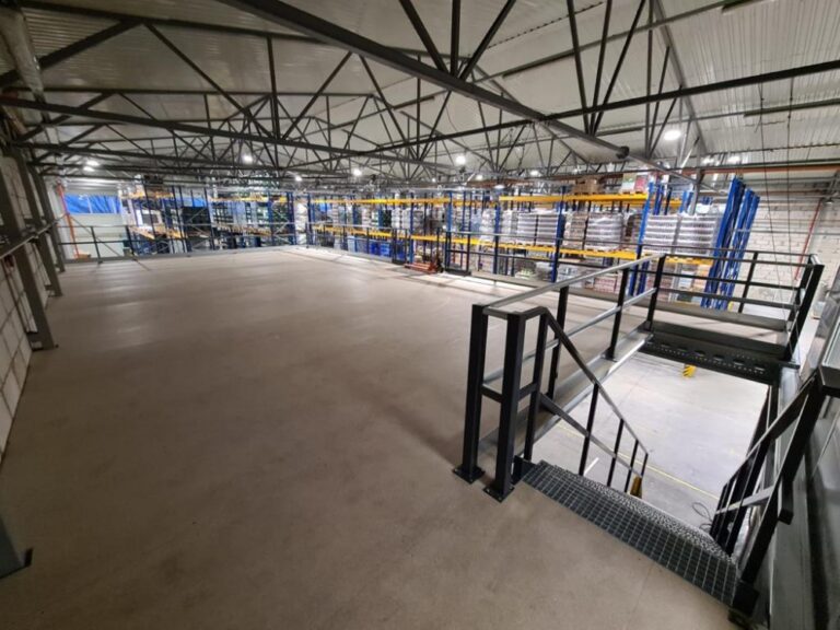 Mezzanine for ELVI Latvija logistika 3