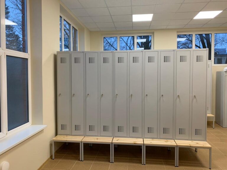 In December 2020, VVN delivered and installed metal wardrobes to the company "Valmieras Namsaimnieks". 2