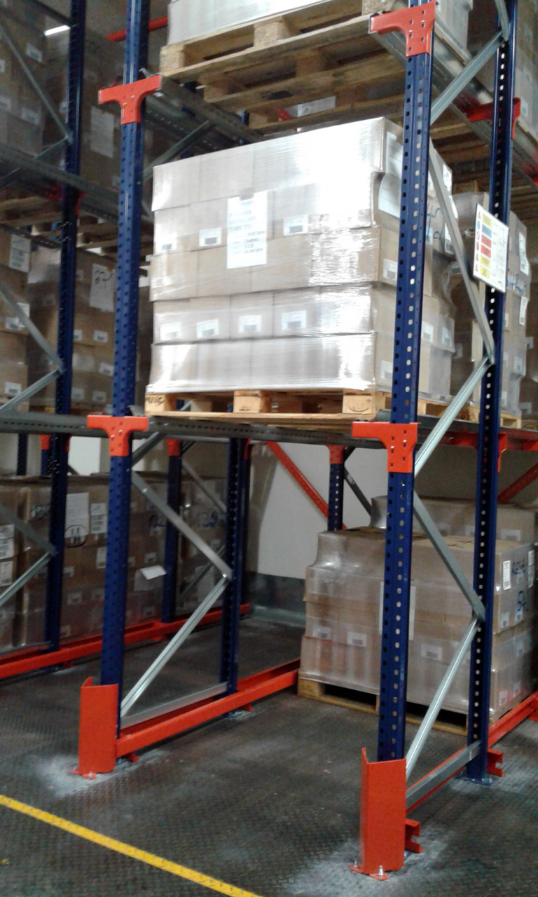 Drive-in warehouse shelving system for pallets - VVN.LV. 5