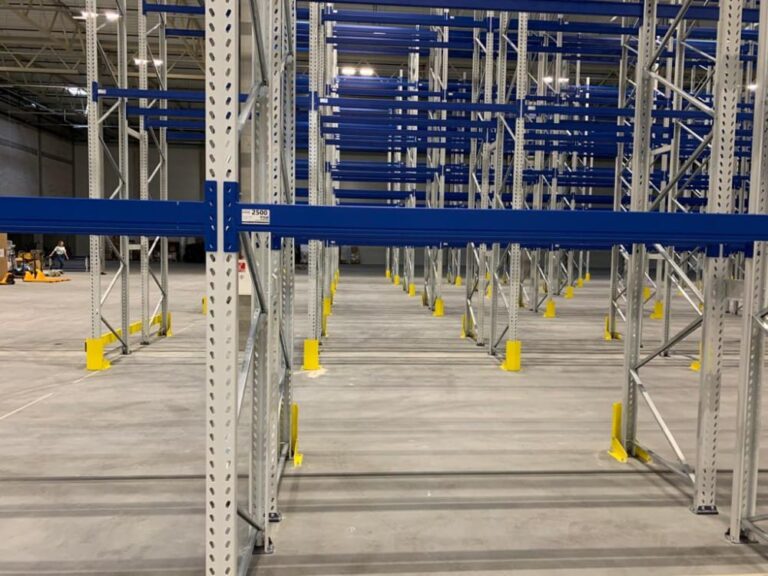 installation of pallet racks 13