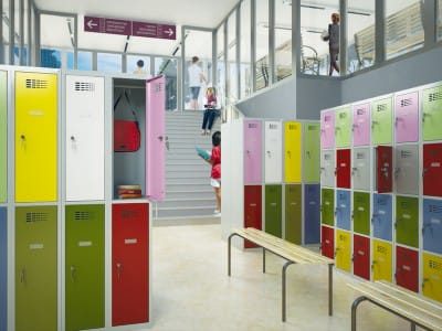 LOCKERS FOR STORAGE OF GOODS